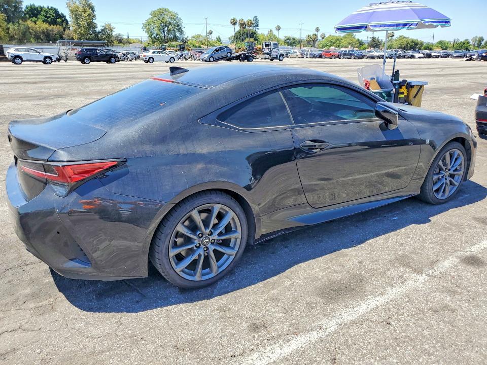 2022 Lexus Rc VIN JTHGA5BC5N5012220 COPART salvage auction — UNDERCARRIAGE, CA - SALVAGE CERTIFICATE, sold $10,600 on 2026-07-28 (photo 3)