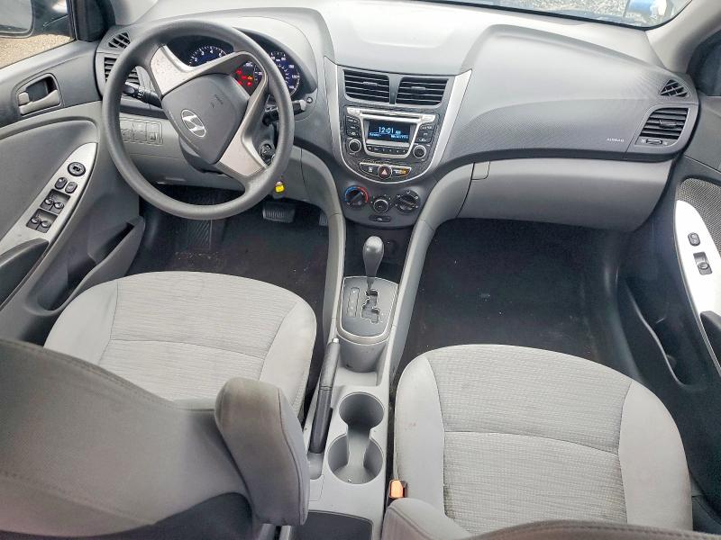 2016 Hyundai Accent VIN KMHCT4AE5GU952674 COPART salvage auction — REAR END, Md - Cert Of Title-Rebuilt Salvage, sold $575 on 2026-07-11 (photo 8)