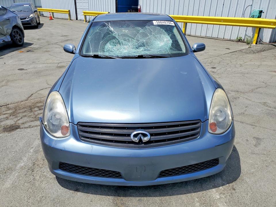 2006 Infiniti G35 VIN JNKCV51E86M522168 COPART salvage auction — VANDALISM, Ca - Salvage Certificate, sold $450 on 2026-07-31 (photo 5)