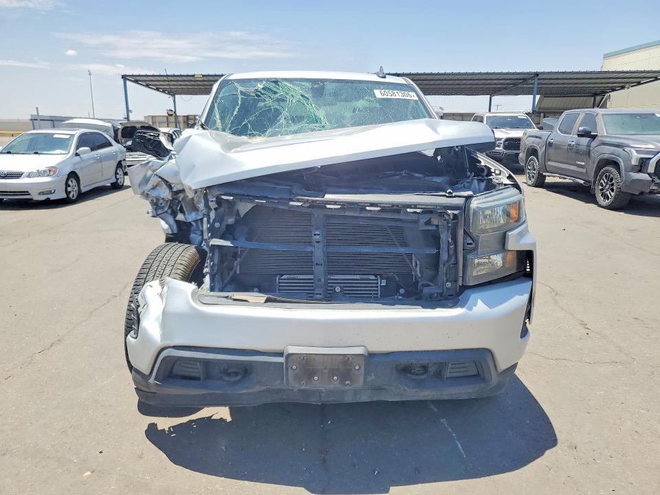 2021 Chevrolet Silverado VIN 1GCPWBEK2MZ343977 COPART salvage auction — FRONT END, Tx - Salvage Vehicle Title, sold $1,850 on 2026-07-31 (photo 5)