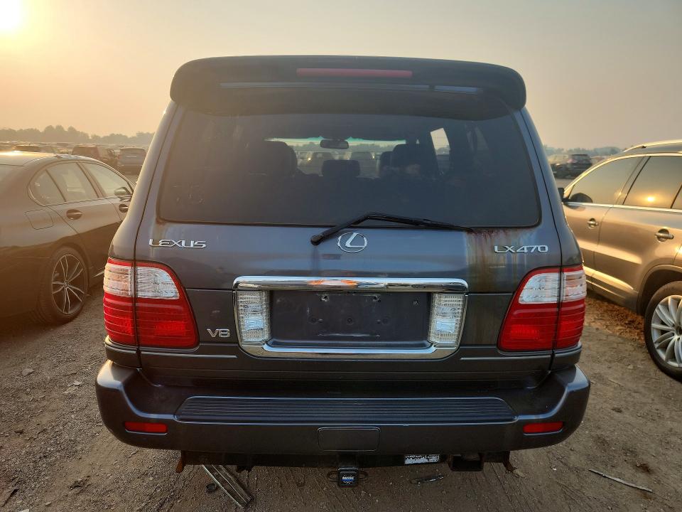 2005 Lexus Lx 470 VIN JTJHT00W853551391 COPART salvage auction — MINOR DENT/SCRATCHES, WI - CERTIFICATE OF TITLE (P), sold $6,300 on 2026-07-28 (photo 6)