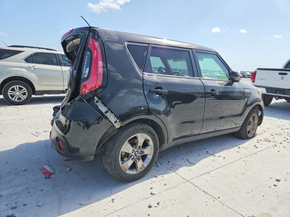 2018 Kia Soul VIN KNDJN2A22J7544672 COPART salvage auction — REAR END, Tx - Salvage Vehicle Title, sold $725 on 2026-07-31 (photo 3)