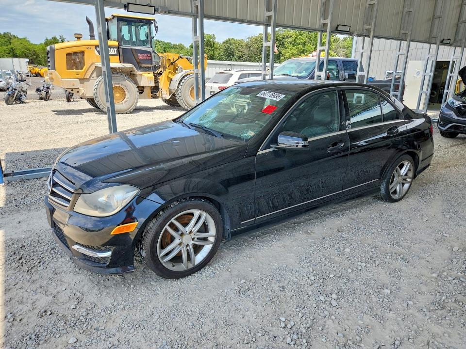 2014 Mercedes-benz C class VIN WDDGF8AB3ER312818 COPART salvage auction — HAIL, Mo - Certificate Of Title, sold $450 on 2026-07-21 (photo 1)