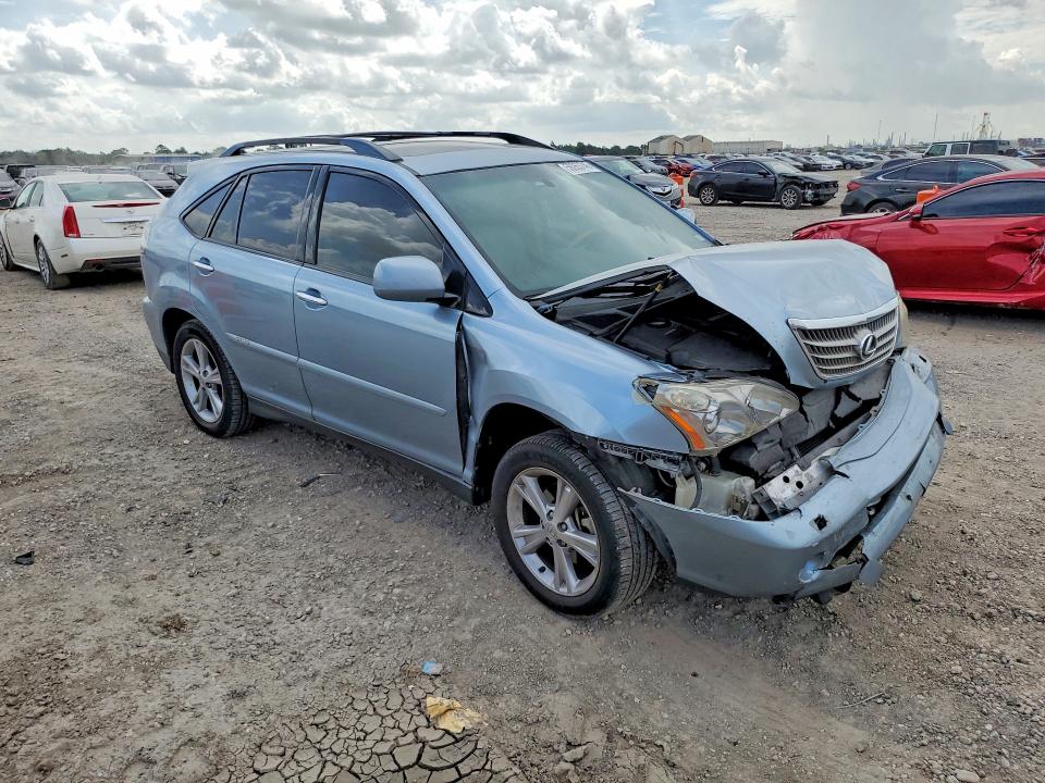 2008 Lexus Rx VIN JTJGW31U782008187 COPART salvage auction — FRONT END, TX - SALVAGE VEHICLE TITLE, sold $625 on 2026-07-27 (photo 4)
