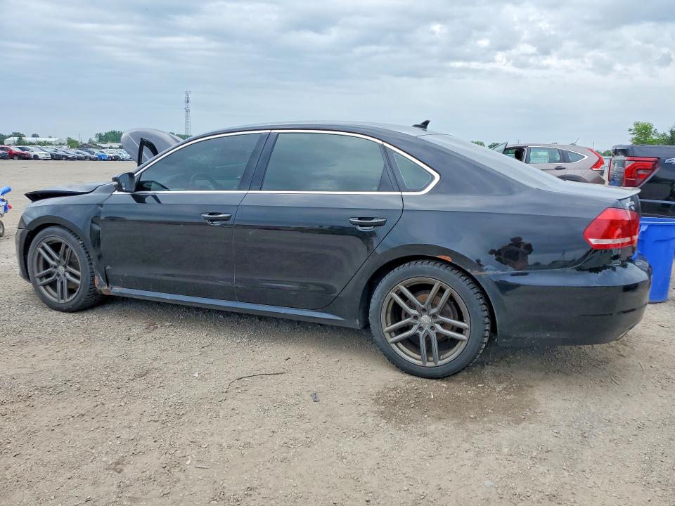2015 Volkswagen Passat VIN 1VWBS7A34FC024729 COPART salvage auction — FRONT END, ON - PERMIT NO BRAND - UNFIT, sold $350 on 2026-07-28 (photo 2)