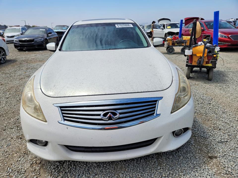 2012 Infiniti G37 VIN JN1CV6APXCM623185 COPART salvage auction — WATER/FLOOD, CA - CERT OF TITLE-SALVAGED, sold $1,200 on 2026-07-17 (photo 5)