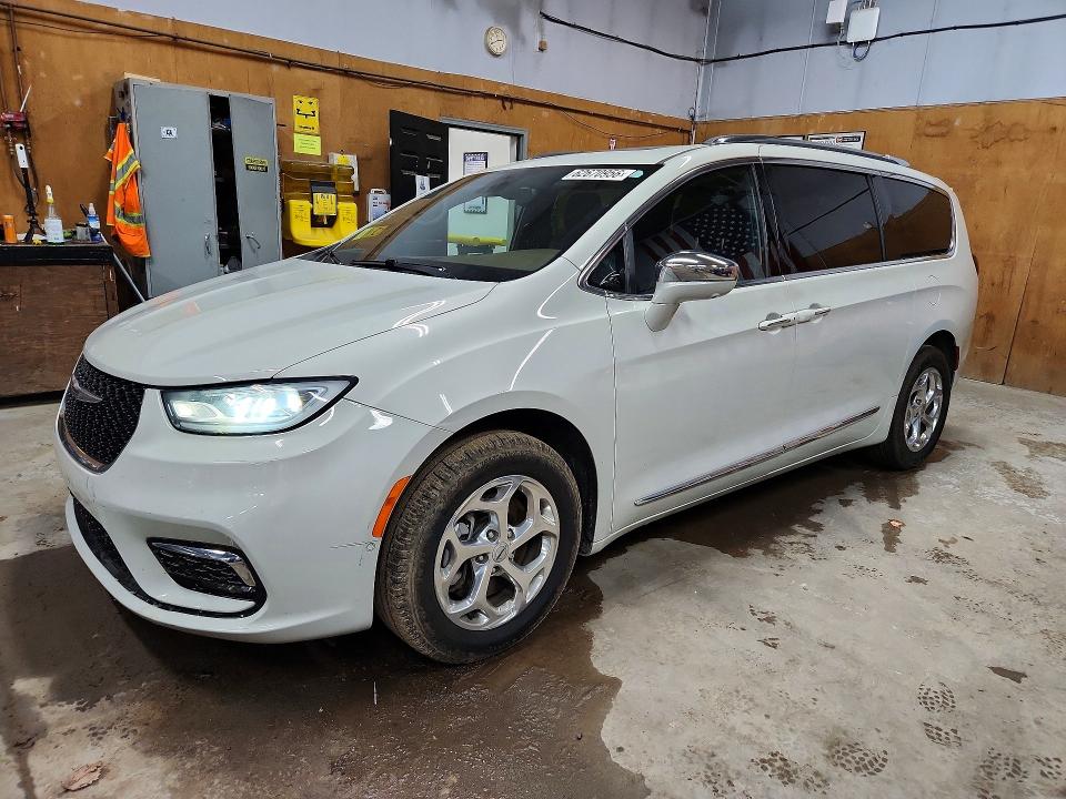 2021 Chrysler Pacifica VIN 2C4RC3GG4MR557427 COPART salvage auction — FRONT END, Mi - Certificate Of Title, sold $17,100 on 2026-08-19 (photo 1)