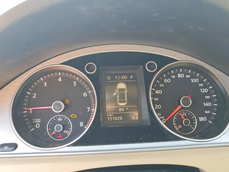 2013 Volkswagen Passat VIN WVWBN7AN1DE508080 COPART salvage auction — MINOR DENT/SCRATCHES, Nc - Dealer Only Clean Title, sold $350 on 2026-08-03 (photo 9)