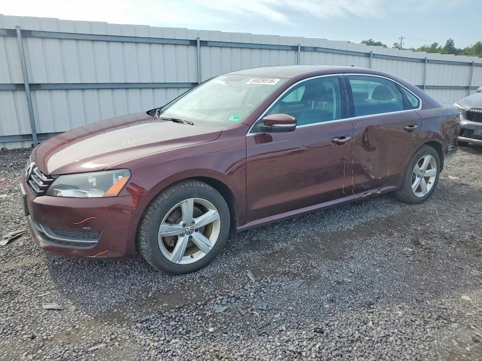 2013 Volkswagen Passat VIN 1VWBN7A38DC144098 COPART salvage auction — REAR END, Va - Certificate Of Title, sold $375 on 2026-07-22 (photo 1)