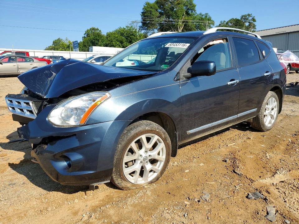 2013 Nissan Rogue VIN JN8AS5MV7DW144167 COPART salvage auction — FRONT END, VA - CERT OF TITLE - SALVAGE, sold $600 on 2026-07-31 (photo 1)