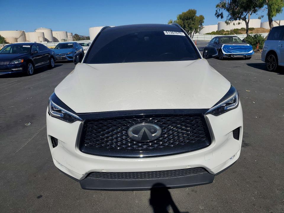 2020 Infiniti Qx50 VIN 3PCAJ5M38LF108956 COPART salvage auction — FRONT END, Ca - Salvage Certificate, sold $70 on 2026-07-29 (photo 5)