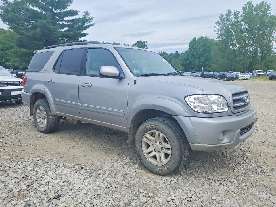 2004 Toyota Sequoia VIN 5TDBT48A54S227790 COPART salvage auction — MINOR DENT/SCRATCHES, MA - CERTIFICATE OF TITLE (P), sold $875 on 2026-07-29 (photo 4)