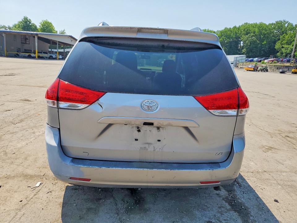 2011 Toyota Sienna VIN 5TDKK3DC8BS066997 COPART salvage auction — FRONT END, Ny - Certificate Of Title, sold $1,450 on 2026-07-09 (photo 6)