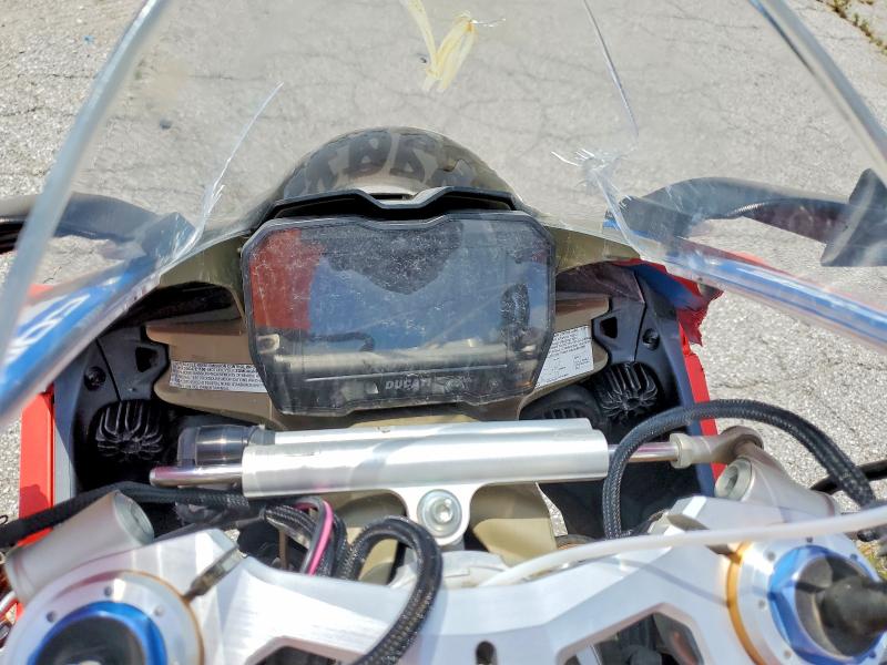 2019 Ducati Panigale VIN ZDMDAGNW0KB011466 COPART salvage auction — ALL OVER, ID - SALVAGE CERTIFICATE OF TITLE, sold $15,700 on 2026-07-31 (photo 7)