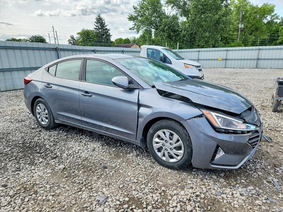 2019 Hyundai Elantra VIN KMHD74LF1KU869590 COPART salvage auction — REAR END, OH - CERT OF TITLE-SALVAGE, sold $1,100 on 2026-07-28 (photo 4)