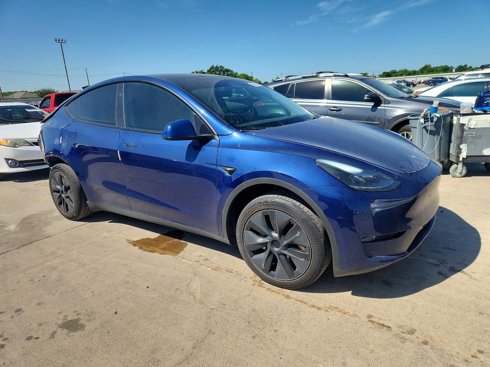 2024 Tesla Model y VIN 7SAYGDED2RF155667 COPART salvage auction — REAR END, Salvage Title, sold $13,500 on 2026-07-13 (photo 4)