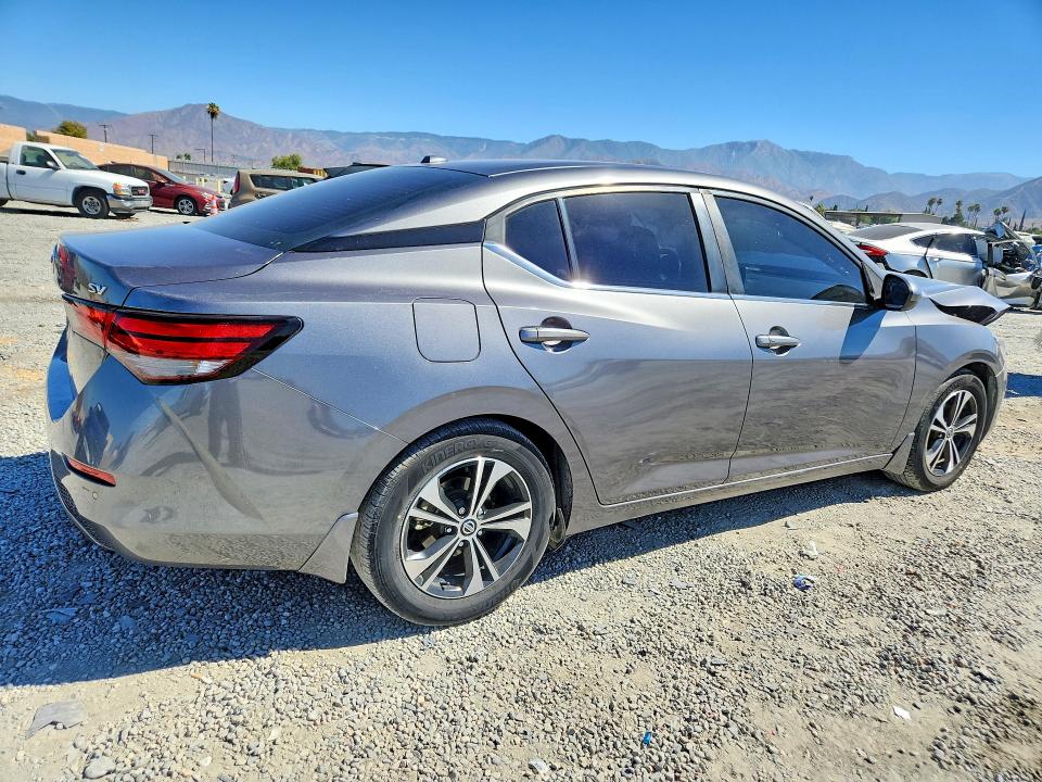 2021 Nissan Sentra VIN 3N1AB8CV8MY286750 COPART salvage auction — FRONT END, Ca - Salvage Certificate, sold $200 on 2026-07-29 (photo 3)
