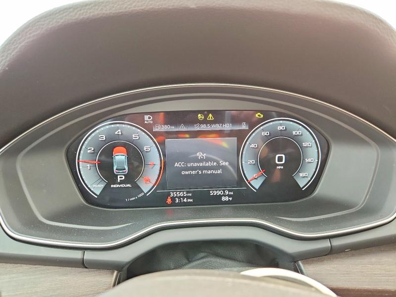 2024 Audi Q5 VIN WA1EAAFY1R2086338 COPART salvage auction — FRONT END, Ny - Certificate Of Title, sold $22,600 on 2026-07-20 (photo 9)