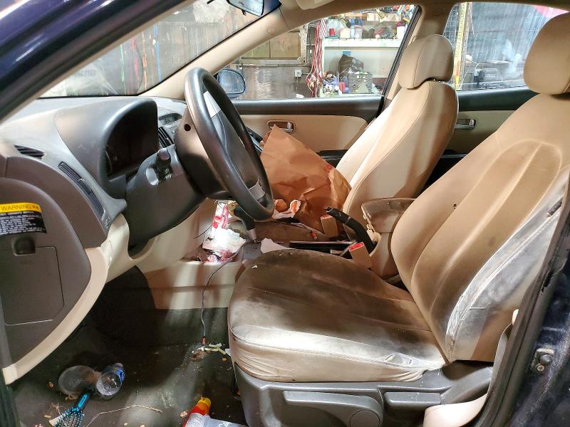 2008 Hyundai Elantra VIN KMHDU46D98U546402 COPART salvage auction — FRONT END, NY - MV-907A SALVAGE CERTIFICATE, sold $450 on 2026-07-27 (photo 7)