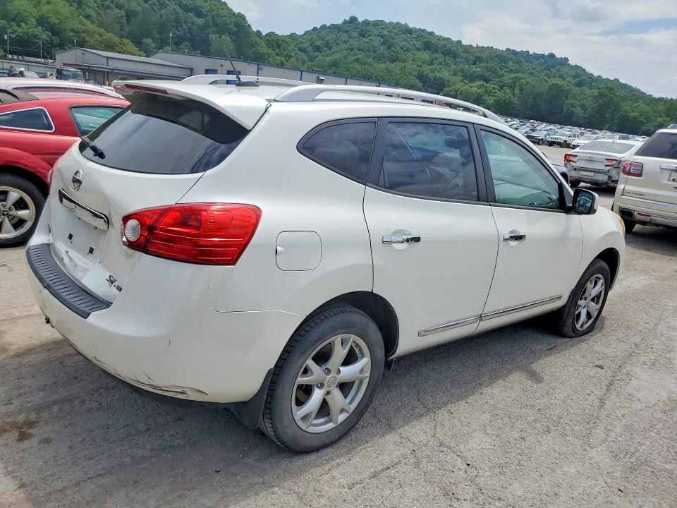 2011 Nissan Rogue sport VIN JN8AS5MV9BW302490 COPART salvage auction — REAR END, Pa - Certificate Of Salvage, sold $575 on 2026-07-16 (photo 3)