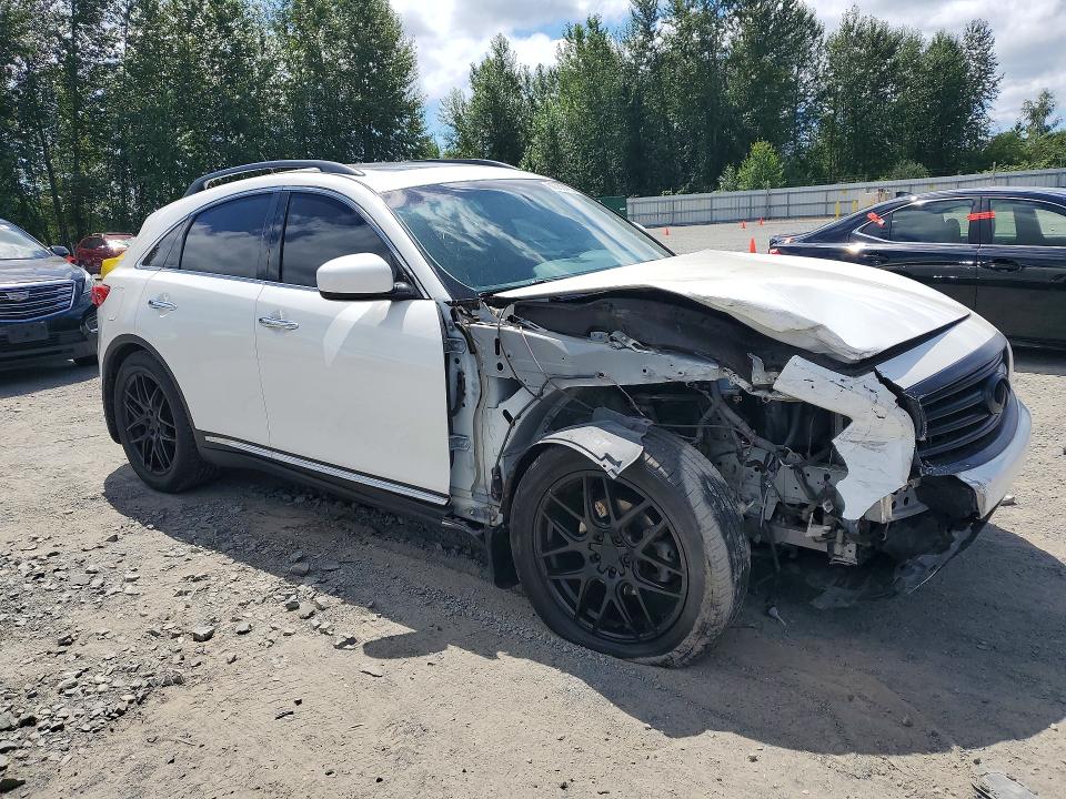 2013 Infiniti Fx VIN JN8CS1MW8DM170685 COPART salvage auction — FRONT END, WA - BILL OF SALE, sold $800 on 2026-07-20 (photo 4)