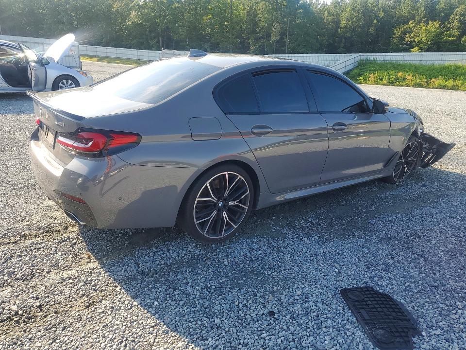 2021 BMW 5er VIN WBA53BJ01MCF53722 COPART salvage auction — FRONT END, Nc - Salvage Certificate Of Title, sold $22,800 on 2026-08-06 (photo 3)