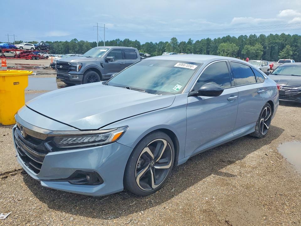 2022 Honda Accord VIN 1HGCV1F37NA034560 — COPART salvage auction photo