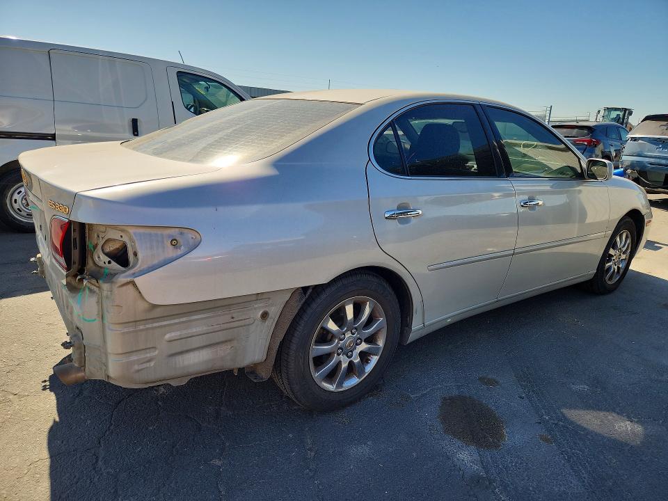 2004 Lexus Es 330 VIN JTHBA30G445045177 COPART salvage auction — REAR END, Ca - Salvage Certificate, sold $400 on 2026-07-27 (photo 3)