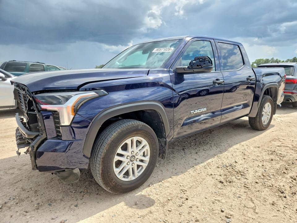 2025 Toyota Tundra VIN 5TFLA5DB8SX321166 COPART salvage auction — FRONT END, TX - SALVAGE VEHICLE TITLE, sold $21,100 on 2026-07-17 (photo 1)