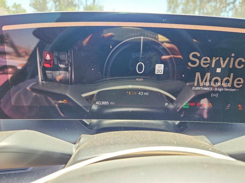 2024 Lucid Air VIN 50EA1TEA6RA006702 COPART salvage auction — REAR END, Ca - Salvage Certificate, sold $13,500 on 2026-08-21 (photo 9)
