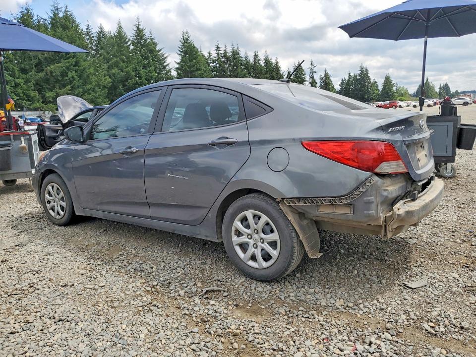 2012 Hyundai Accent VIN KMHCT4AE5CU186875 COPART salvage auction — FRONT END, Wa - Bill Of Sale, sold $100 on 2026-07-17 (photo 2)