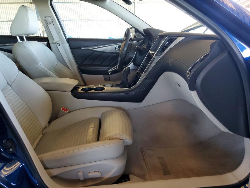 2019 Infiniti Q50 VIN JN1EV7AP9KM515430 COPART salvage auction — SIDE, CA - SALVAGE CERTIFICATE, sold $6,000 on 2026-07-27 (photo 7)