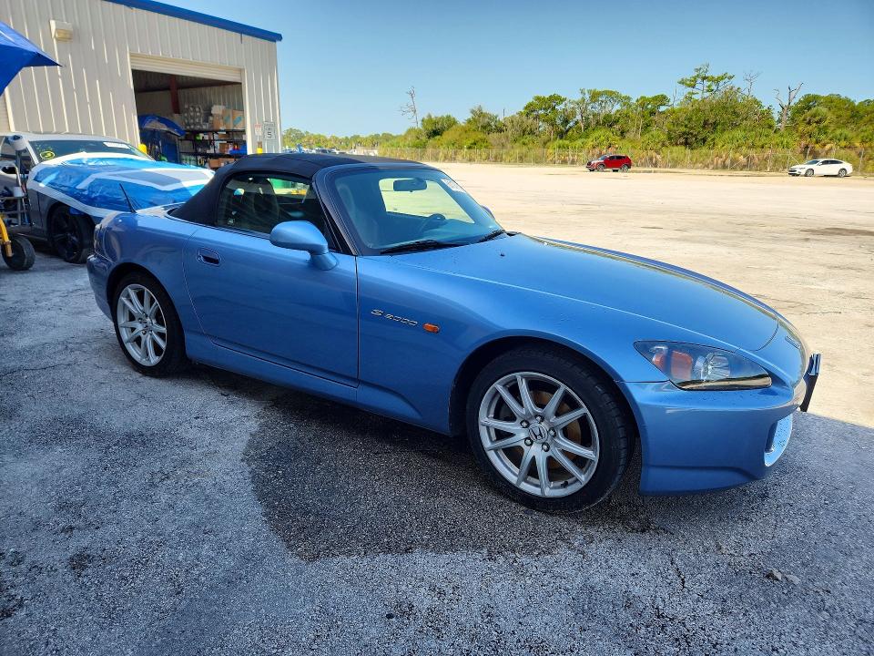 2004 Honda S2000 VIN JHMAP21404T002234 COPART salvage auction — REAR END, FL - CERT OF TITLE SLVG REBUILDABLE, sold $12,000 on 2026-07-29 (photo 4)