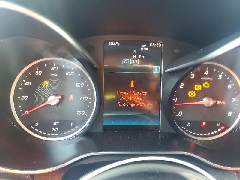 2020 Mercedes-benz Glc VIN WDC0G8DB5LF714644 COPART salvage auction — NORMAL WEAR, FL - CERTIFICATE OF TITLE, sold $10,200 on 2026-07-28 (photo 9)