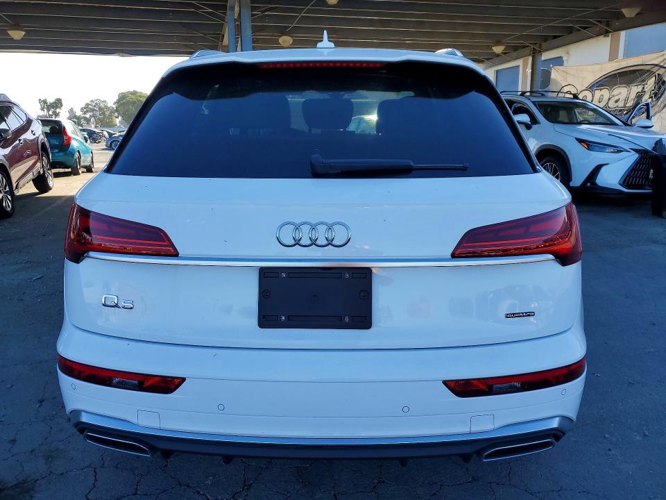 2023 Audi Q5 VIN WA1GAAFYXP2103949 COPART salvage auction — FRONT END, CA - SALVAGE CERTIFICATE, sold $550 on 2026-07-28 (photo 6)