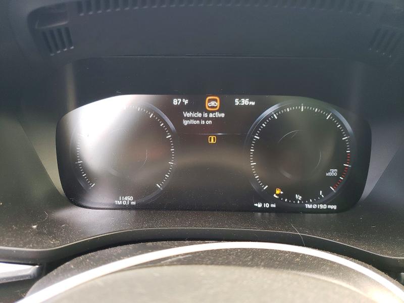 2020 Volvo Xc60 VIN YV4102RK3L1482978 COPART salvage auction — WATER/FLOOD, Ct - Cert Of Title-Flood Salvage, sold $6,600 on 2026-07-31 (photo 9)