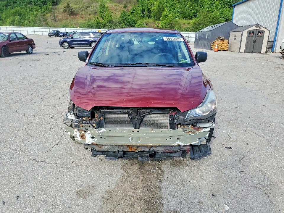 2014 Subaru Impreza VIN JF1GJAA66EH011877 COPART salvage auction — FRONT END, WV - SALVAGE CERTIFICATE, sold $175 on 2026-07-30 (photo 5)