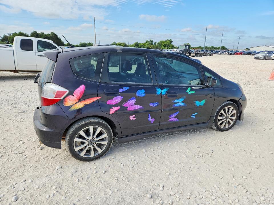 2013 Honda Fit VIN JHMGE8G53DC029995 COPART salvage auction — REAR END, Tx - Salvage Vehicle Title, sold $650 on 2026-07-23 (photo 3)