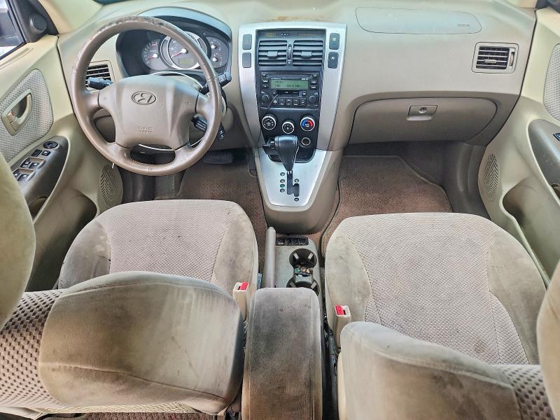 2008 Hyundai Tucson VIN KM8JN12D08U812717 COPART salvage auction — FRONT END, Ga - Cert Of Title-Salvage, sold $400 on 2026-07-30 (photo 8)