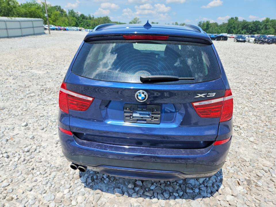 2017 BMW X3 VIN 5UXWX9C5XH0D98607 COPART salvage auction — MINOR DENT/SCRATCHES, Oh - Cert Of Title-Salvage, sold $3,300 on 2026-07-31 (photo 6)