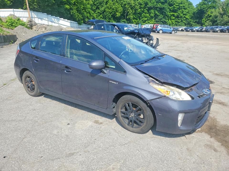 2012 Toyota Prius VIN JTDKN3DU2C5463497 COPART salvage auction — FRONT END, Ny - Mv-907A Salvage Certificate, sold $1,250 on 2026-07-21 (photo 4)