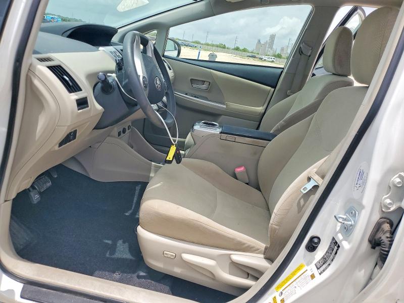 2012 Toyota Prius VIN JTDZN3EU6C3024182 COPART salvage auction — SIDE, TX - SALVAGE VEHICLE TITLE (P), sold $2,650 on 2026-07-23 (photo 7)