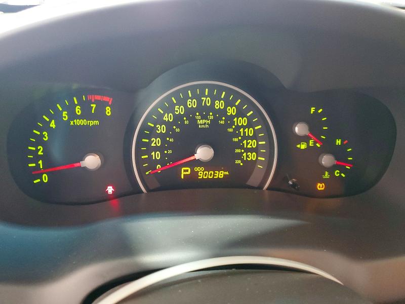 2012 Kia SEDONA VIN KNDMG4C78C6446184 COPART salvage auction — FRONT END, Salvage Title, sold $1,700 on 2026-07-16 (photo 9)