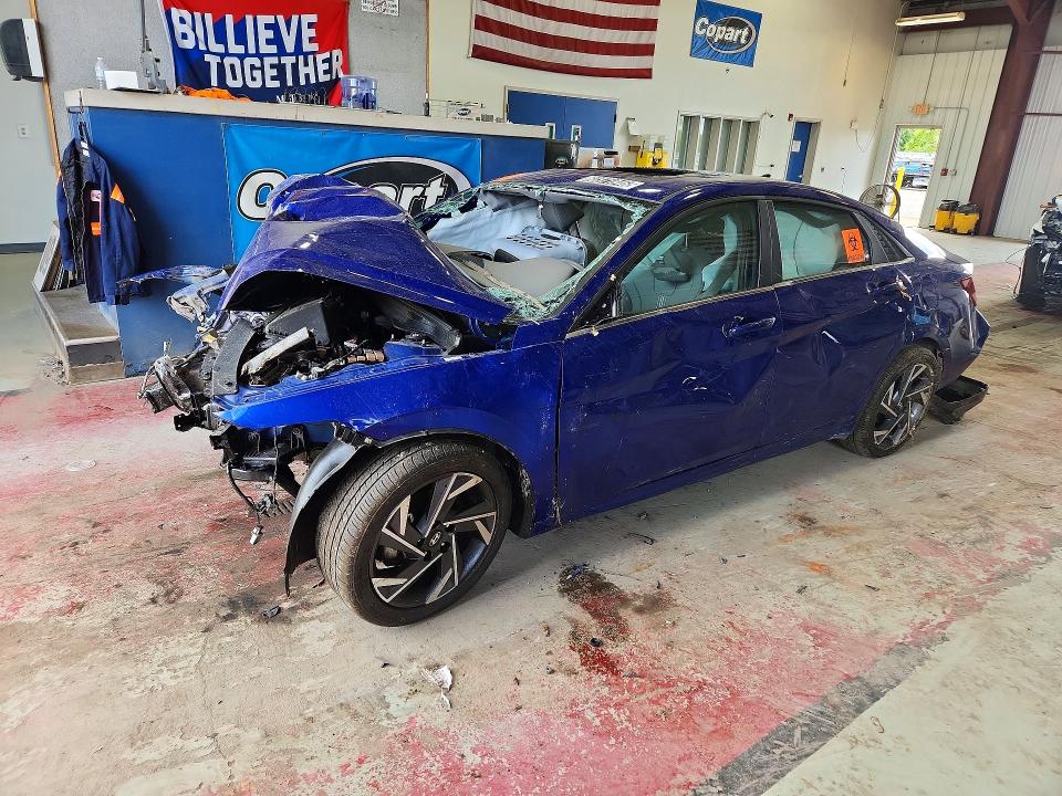 2025 Hyundai Elantra VIN KMHLS4DG5SU882201 COPART salvage auction — FRONT END, FL - CERTIFICATE OF DESTRUCTION, sold $525 on 2026-07-27 (photo 1)