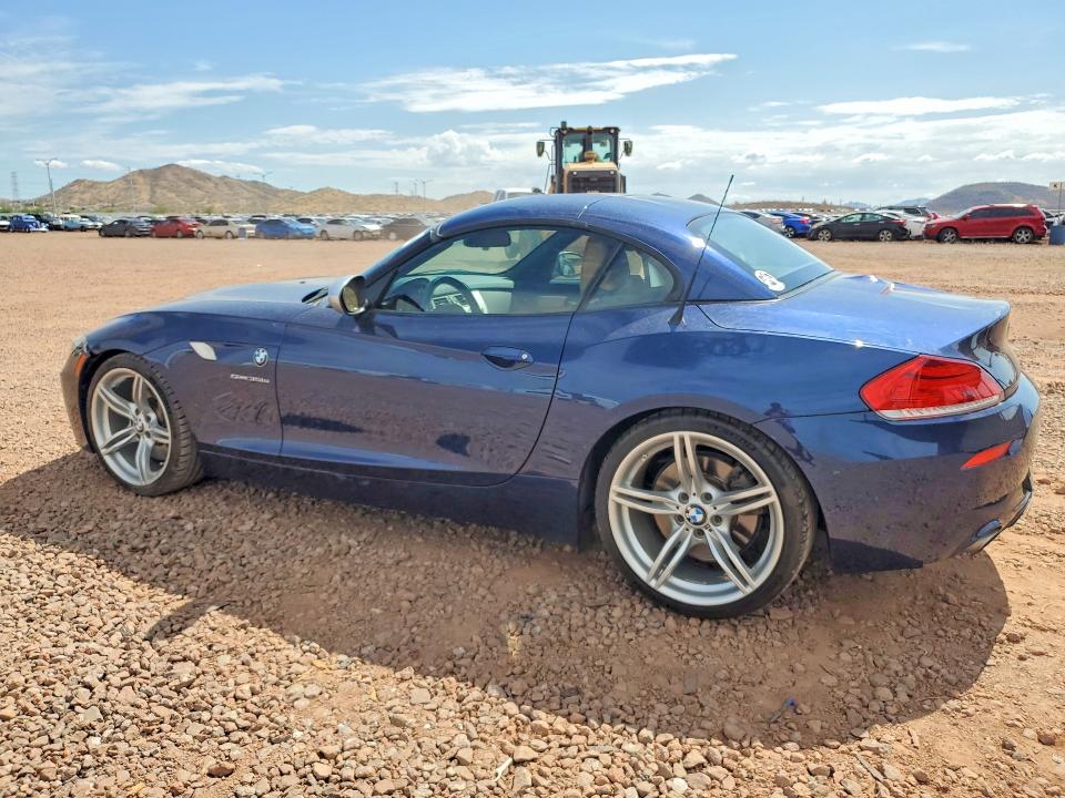 2013 BMW Z4 VIN WBALM1C55DE634036 COPART salvage auction — MINOR DENT/SCRATCHES, AZ - CERTIFICATE OF TITLE, sold $7,100 on 2026-07-23 (photo 2)