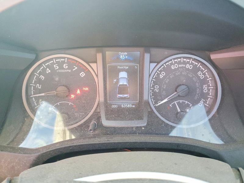 2021 Toyota Tacoma VIN 3TYCZ5AN2MT015925 COPART salvage auction — ROLLOVER, Ca - Salvage Certificate, sold $15,100 on 2026-07-31 (photo 9)