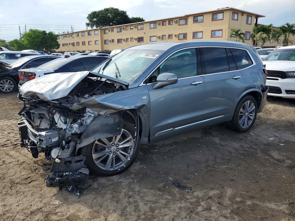 2024 Cadillac Xt6 VIN 1GYKPCRS1RZ721084 COPART salvage auction — FRONT END, Fl - Certificate Of Destruction, sold $4,850 on 2026-07-22 (photo 1)