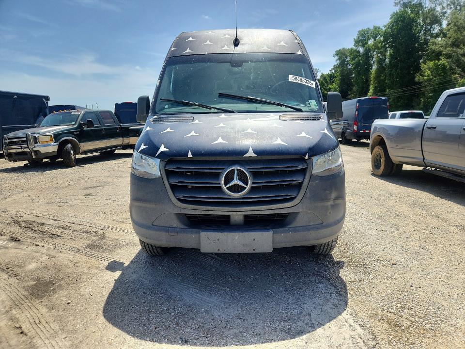 2019 Mercedes-benz Sprinter VIN WD4PF1CD3KP181113 COPART salvage auction — REAR END, La - Cert Of Title-Salvage, sold $4,100 on 2026-07-31 (photo 5)