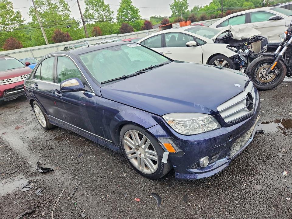 2009 Mercedes-benz C class VIN WDDGF81X29R084506 COPART salvage auction — FRONT END, CT - CERTIFICATE OF TITLE, sold $500 on 2026-07-10 (photo 4)