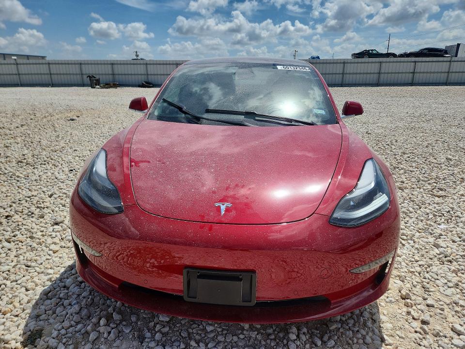 2018 Tesla VIN 5YJ3E1EA6JF059790 COPART salvage auction — SIDE, TX - SALVAGE VEHICLE TITLE (P), sold $6,600 on 2026-07-30 (photo 5)
